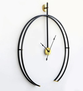 Reloj de pared de Metal de media luna, nuevo diseño, reloj de pared para colgar en la pared, reloj personalizado de alta calidad - Product Image 3