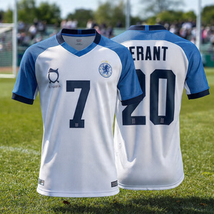 เสื้อฟุตบอลปี 2026 น้ำหนักเบา ระบายอากาศได้ดี เสื้อกีฬาออกแบบเองสำหรับทีมแข่งขัน รับผลิตแบบ OEM พร้อมสกรีนชื่อ - Product Image 6