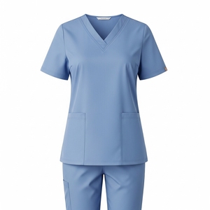 ชุดพยาบาลในโรงพยาบาลแบบระบายอากาศได้ดีสำหรับผู้หญิงชุดขัดทางการแพทย์สำหรับแพทย์คลินิกสัตว์เลี้ยง - Product Image 1