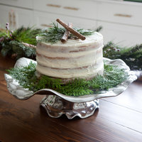Support à gâteau élégant ustensiles de cuisson plateau arrondi en métal supports à gâteau Design moderne support pour gâteau d'anniversaire à la maison