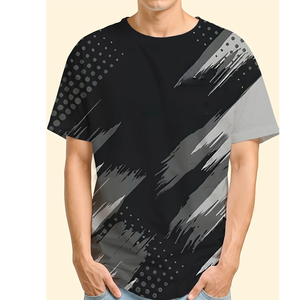 Camisetas de fútbol americano para adultos personalizadas al por mayor camisetas de fútbol americano de corte automatizado diseño vibrante en blanco y negro - Product Image 6