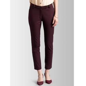 กางเกงและกางเกงผ้าคอตตอนของผู้หญิง,กางเกงสตรีระบายอากาศได้ดีอย่างยั่งยืนเอวสูงเป็นมิตรกับสิ่งแวดล้อมหนาฤดูใบไม้ร่วงฤดูหนาว - Product Image 3