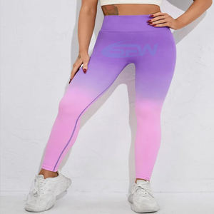 Leggings de yoga pour femmes, taille haute, sans couture, extensible, non transparent, tissu à séchage rapide, longueur complète, pour le yoga chaud, la salle de sport, l'entraînement - Product Image 4