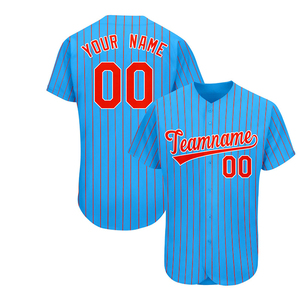 Maillot de baseball boutonné respirant personnalisé professionnel vêtements de softball personnalisés vierges en gros - Product Image 3