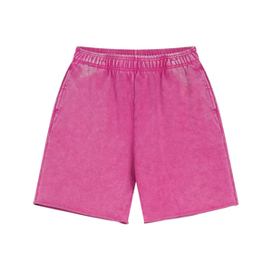 Pantalones Cortos de Algodón para Hombre, Lavado Ácido, Desteñidos por el Sol, Holgados, Ropa de Verano, Estilo Hip Hop, Pantalones Deportivos de Felpa Francesa - Product Image 5