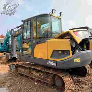 Excavatrice d'occasion Volvo EC80D 8 tonnes Modèle 2023 Moteur Boîte de vitesses Engrenage testé et inspecté Stock disponible - Product Image 5