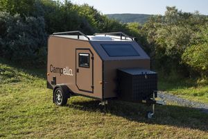 Lightweight Off Road Travel Trailer Steel Caravan Camper Ready Solar Ready for Overland <b>Camping</b> - Product Image 2