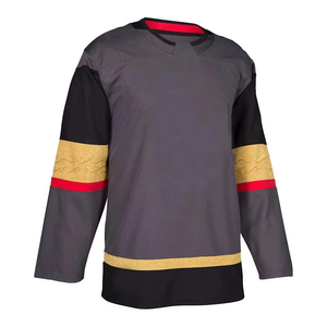 Conjuntos de Camisetas de Hockey sobre Hielo de Diseño Personalizado de Primera Calidad, Precio al por Mayor, Sublimación, Pantalones Cortos, 100% Poliéster, Más Vendidos - Product Image 2