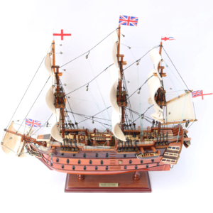 Modelo de Barco de Madera HMS VICTORY, Hecho a Mano, Pintado y Personalizado, Decoración para el Hogar, Año Nuevo Chino, Día del Padre - Product Image 1