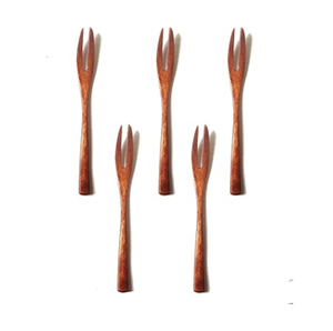 Bonitos tenedores de comida para fiesta de cumpleaños de Niños de Baby Shower, tenedores desechables de bambú para niños, selecciones de cóctel fruta - Product Image 3