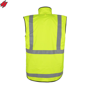 Chaleco reflectante multibolsillos de poliéster para hombre, chaleco de color a juego para fotografía, pesca, escalada, chaleco de seguridad - Product Image 3