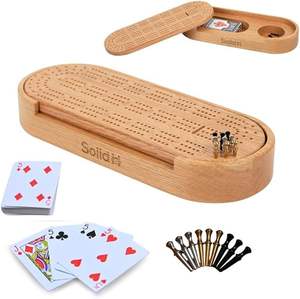Classic Wooden <b>Cribbage</b> <b>Board</b> Box | Quality Craftsmanship | Factory Price - Product Image 2