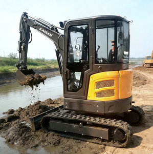 Excavadora Compacta de 2.8 Toneladas con Motor y Componentes Hengli, Garantía de 2 Años - Product Image 1