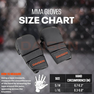 Guantes de Entrenamiento MMA de Nuevo Estilo a Precio Económico, Guantes Profesionales de Protección de Muñeca para Entrenamiento MMA en Venta - Product Image 3