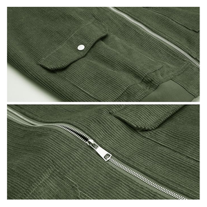 Chaqueta bomber personalizada para hombre, abrigo cortavientos ligero con bolsillo, chaquetas a prueba de viento acolchadas informales para primavera y otoño - Product Image 5