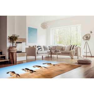 Alfombra con Diseño de Perros Corriendo, Alfombra Estampada, Alfombra con Diseño de Perros Adorables, Alfombras de Animales, Alfombra Suave con Pelo Largo - Product Image 5