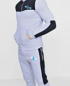 Survêtements à capuche unis pour hommes, personnalisables OEM, 100 % coton, séchage rapide, légers, pour la course et l'entraînement hivernal - Product Image 2