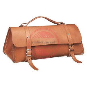 Sac à rouleau de couteau de chef en cuir durable de qualité supérieure sac à outils de couteau en cuir personnalisé - Product Image 4