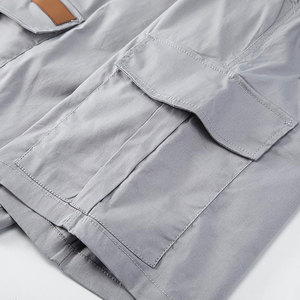 Shorts cargo pour hommes en toile 100% coton de haute qualité, décontractés, avec cordon de serrage, séchage rapide, service OEM personnalisable, vente en gros - Product Image 6