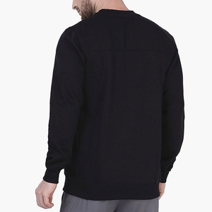 Sudadera de lujo de alta calidad con cuello simulado, sudadera de algodón orgánico pesado, Sudadera de cuello redondo de gran tamaño en blanco con logotipo personalizado - Product Image 4