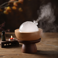 Haut-parleur Bluetooth en bois, musique, verre, bois véritable, parfum, aromathérapie, arôme, Air frais, diffuseur d'huile essentielle, humidificateur
