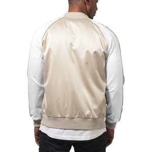 2025 OEM y ODM Satén hecho a medida para hombres Precio barato Satén Baloncesto Deportes Chaqueta de manga larga con su propio diseño chaqueta - Product Image 6