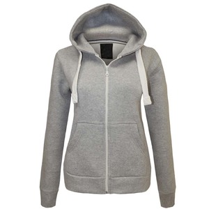 Sudaderas con Capucha de Forro Polar para Mujer, Lisas, con Cierre, Tallas Grandes - Product Image 4
