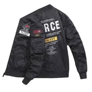 2024 personnalisé laine Bomber veste haute rue Style respirant imperméable hiver coupe-vent tricoté en cuir Offre Spéciale XL taille hommes - Product Image 1