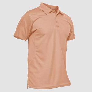 T-shirts polo en coton 100% simples et décontractés en gros, logo personnalisé brodé, polo simple pour hommes - Product Image 4