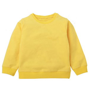 Pull en coton personnalisé de haute qualité sweats pour enfants respirant col rond vestes pour tout-petits décontracté garçons imprimé uni - Product Image 6