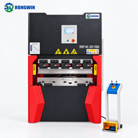 Presse plieuse hydraulique CNC compacte RONGWIN RWP-NC avec jauge arrière pour le pliage de tôles