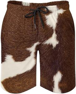 Shorts pour hommes en cuir de vache à prix de gros, design élégant avec poches latérales - Product Image 5