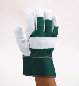 ถุงมือนิรภัยหนังสำหรับงานอุตสาหกรรมและก่อสร้างถุงมือนิรภัยหนังกันไฟเคฟลาร์สำหรับงานหนัก - Product Image 2