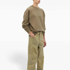 Sweat-shirts pour hommes en coton surdimensionnés vintage, écologiques, respirants, chauds et lourds pour l'hiver, tendance et stylés - Product Image 2