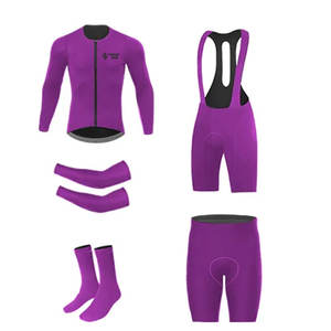 Kit de ciclismo unisex personalizado de secado rápido, ropa deportiva de poliéster 100%, ropa de equipo cómoda y transpirable - Product Image 6