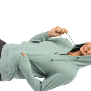 เสื้อฮู้ดผู้หญิงยอดนิยม คุณภาพสูง ราคาถูก สไตล์ลำลอง ผ้าฝ้ายฟลีซ - Product Image 2