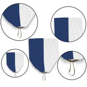 Cintas de doble cara Grosgrain 100% Cinta de poliéster Drape Gold & Green - Product Image 6