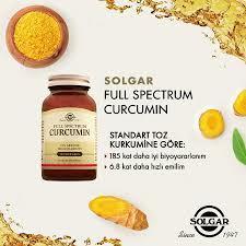 Solgar curcumina integratore alimentare 30 Kapsül