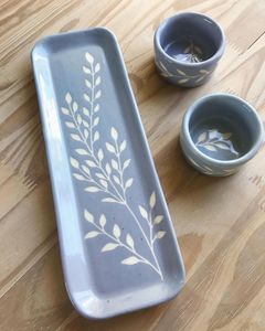 Bandeja Grande de Cerámica Ovalada para Servir, Ideal para Fiestas de Festival, Cena con Elegante Exhibición de Aperitivos, Dulces y Platos Principales - Product Image 1