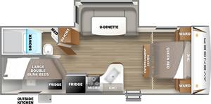 Caravanes de voyage d'occasion 2022 P-r-i-m-e T-i-m-e A-v-e-n-g-e-r 24BHS en gros, prêtes à être expédiées - Product Image 2