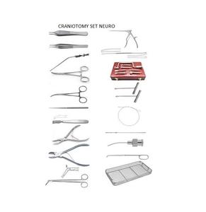 Ensemble d'instruments de chirurgie neurochirurgicale, ensemble d'instruments de chirurgie cérébrale - Product Image 1