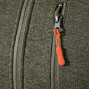 Sweat à capuche unisexe vintage décontracté uni à fermeture éclair 100% polyester polaire écologique respirant streetwear d'hiver vente en gros 2026 - Product Image 5