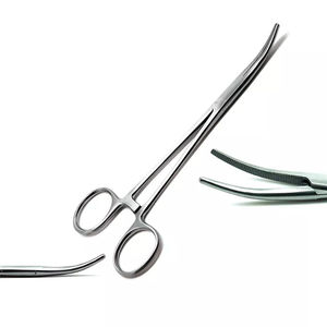 Pinzas Hemostáticas Quirúrgicas Halsted Mosquito, Pinzas para Arterias Curvas y Rectas, Dentadas, de Acero Inoxidable, Marca SurgiRight - Product Image 2