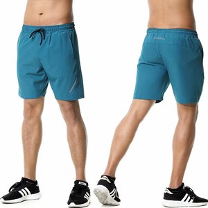 New Trending fitness Shorts Gym Athletic Workout Shorts para hombres Pantalones cortos deportivos de 3 pulgadas con bolsillo con cremallera - Product Image 1