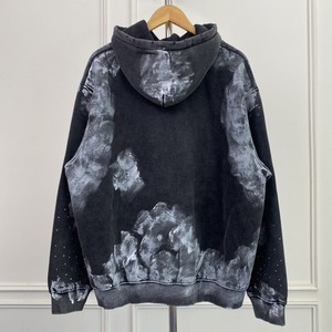 Vente en gros de sweat à capuche zippé pour homme, personnalisé, hiver, respirant, délavé soleil, coupe carrée, court, épaules tombantes, oversize, décontracté, effet délavé, vêtements pour hommes - Product Image 2