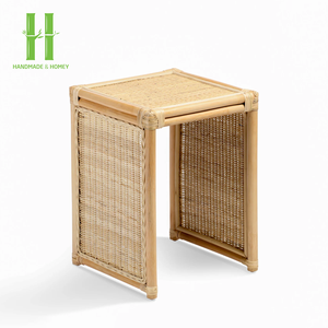 Mesa de Centro de Ratán Tejida Moderna para Sala de Estar, Hecha a Mano, Ecológica, Duradera, Fácil de Limpiar, Venta al por Mayor, Hecha en Vietnam - Product Image 5