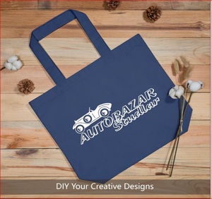 TOPDesign 3-Pack 12oz Super Strong Cotton Canvas Tote Bags 2Tone Long Fashion Simple Reutilizable Grocery Shopping Cloth Totes - Product Image 3