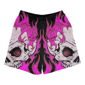 High Street Hommes Gym Shorts Logo Personnalisé 100% Polyester Jogger Sweat Shorts Taille Élastique pour Sports D'été Natation Plage Utiliser Maille - Product Image 6