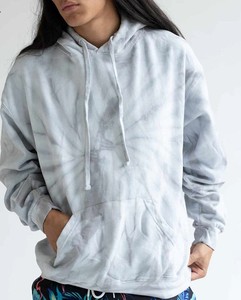 Coton Polyester Fait Tie Dye Hoodies Séchage Rapide Tie Dye Anti-boulochage respirant Femmes Hoodies Manches Longues Tie Dye Hoodies - Product Image 3