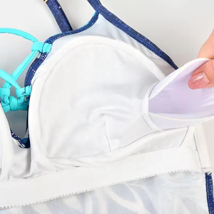 Traje de Baño de Una Pieza para Mujer, Estilo Veraniego, Transpirable, de Corte Alto, Secado Rápido, Estampado Animal, Sexy, con Logotipo Personalizado - Product Image 5